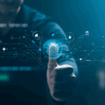 Pessoa a verificar a biometria