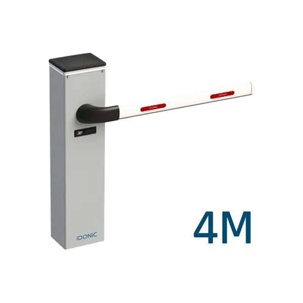 barreira de parque de estacionamento em inox com haste de 4 metros