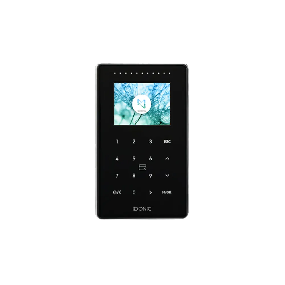 terminal de controlo de acessos por cartão de proximidade e pin