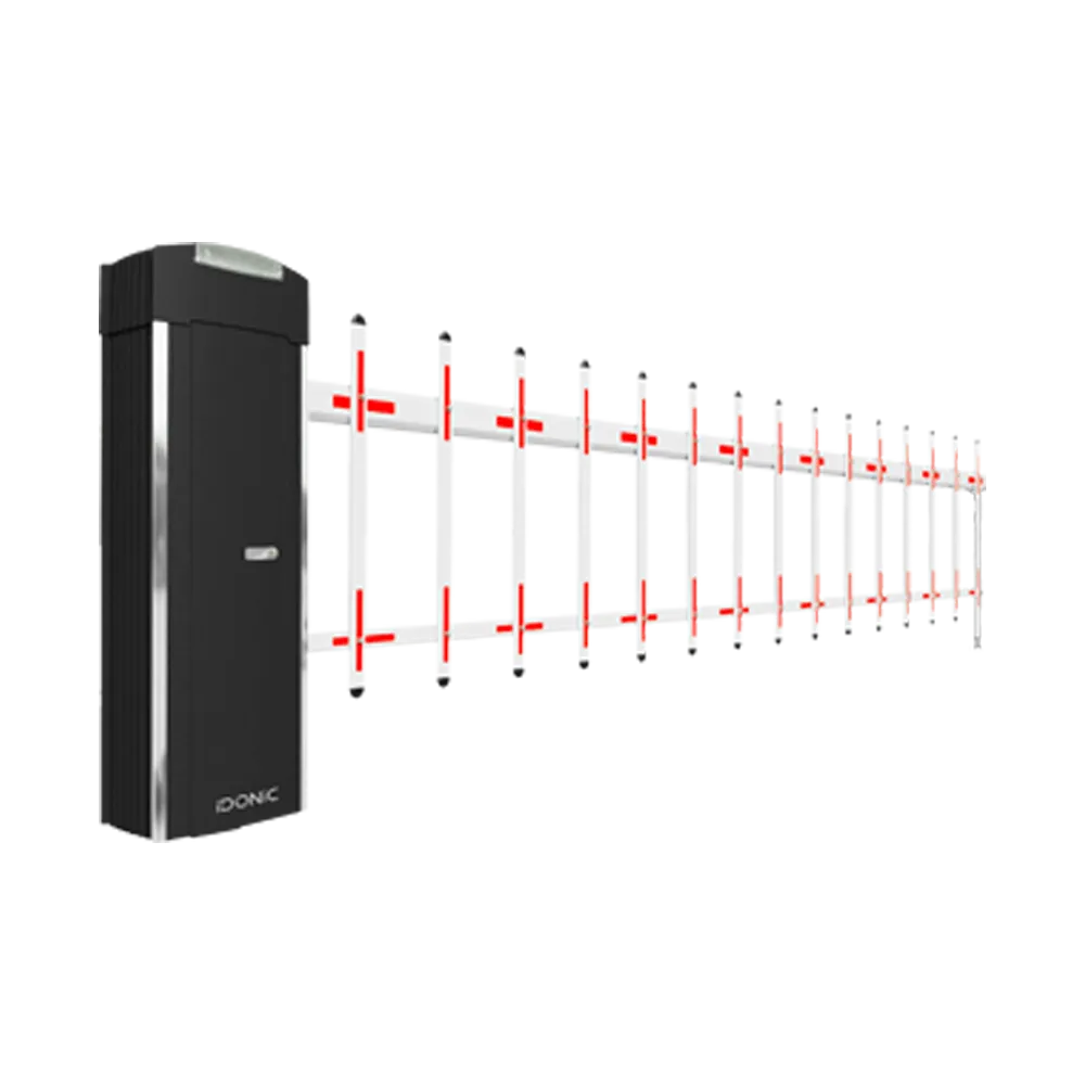 barreira de parque de estacionamento com haste com saia