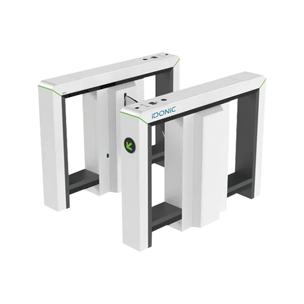 torniquete de controlo de acessos de porta acrílica