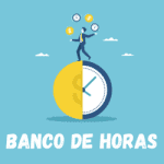 imagem ilustrativa com a frase "banco de horas"