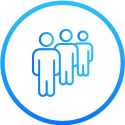 Ícone de pessoas em fila